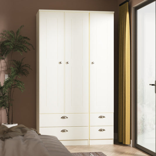 Victoria Tall Triple 2 Drawer + Drawer Robe