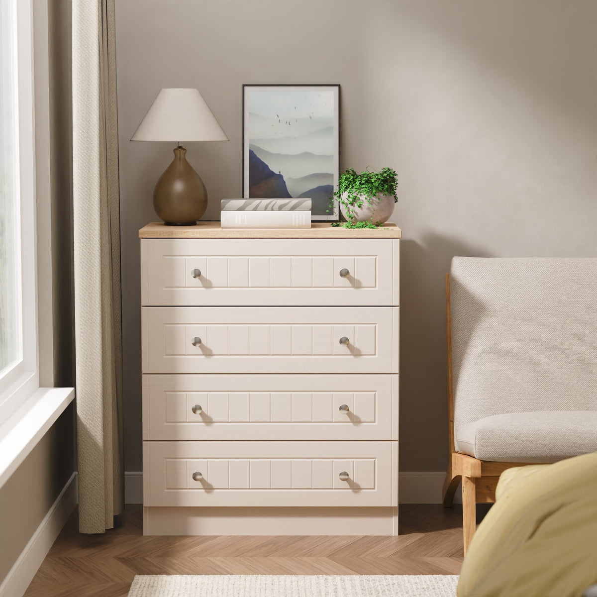 Vienna 4 Drawer Chest