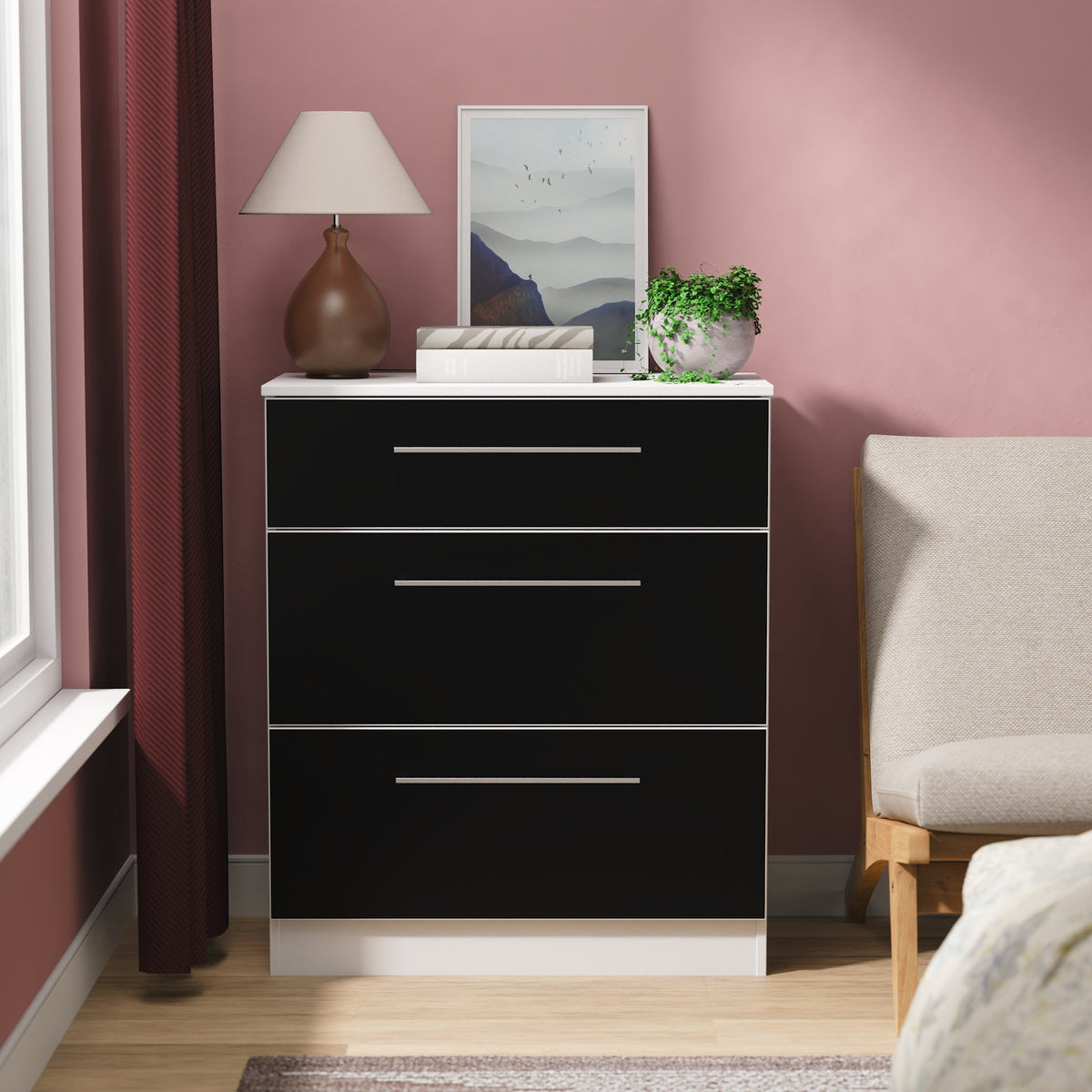 Worcester 3 Drawer Deep Chest