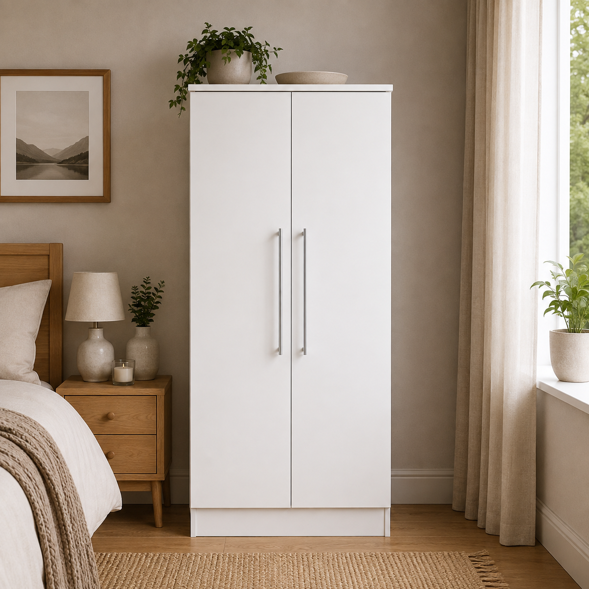 Worcester 2ft 6in Plain Midi Robe