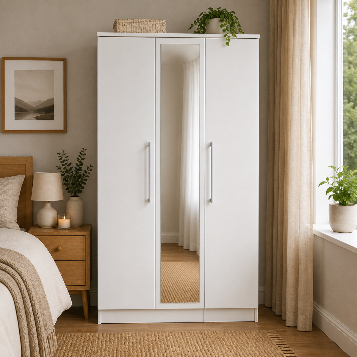 Worcester Triple Mirror Robe