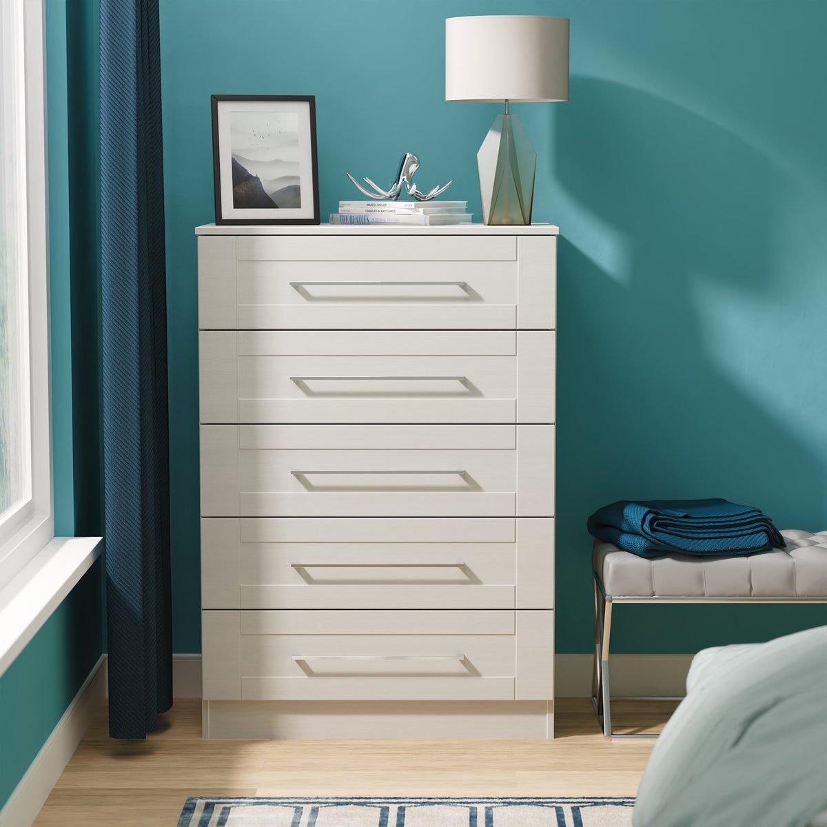 York 5 Drawer Chest