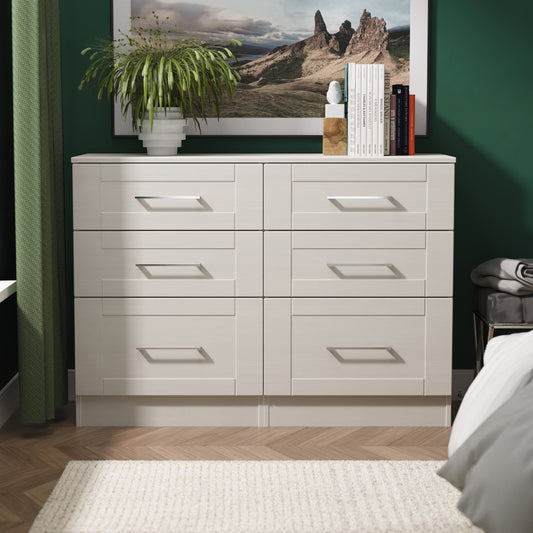York 6 Drawer Midi Chest