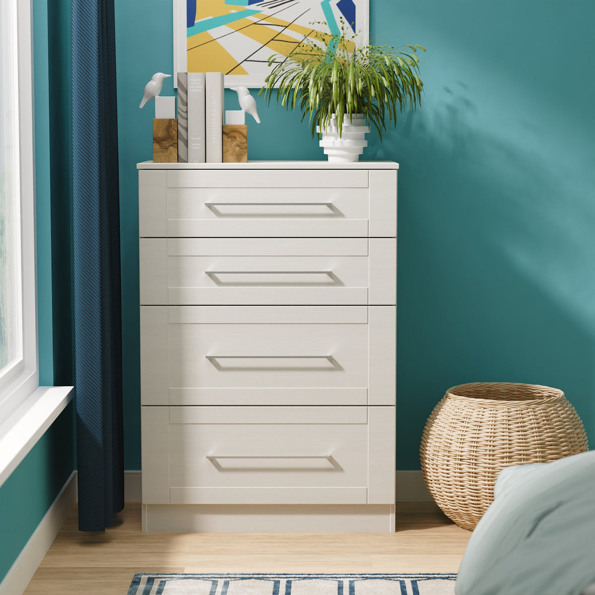 York 4 Drawer Deep Chest