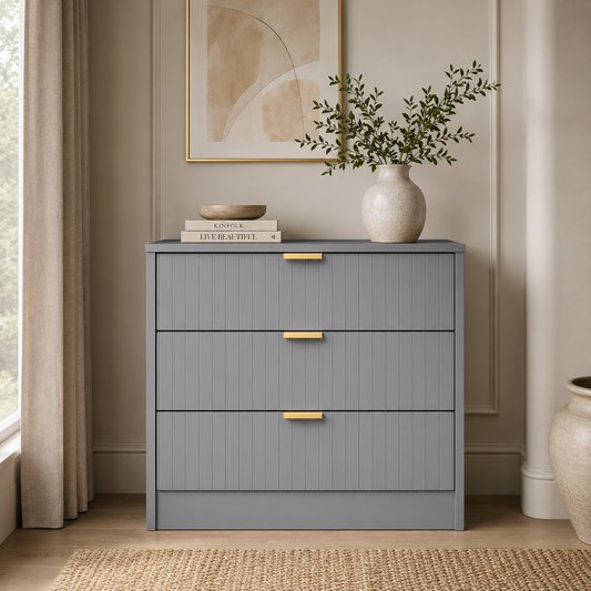 Nashville 3 Drawer Midi Deep Chest